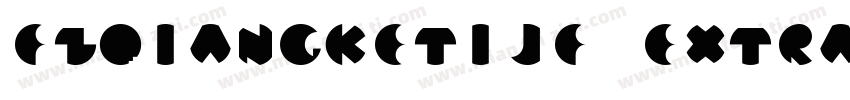 FZQiangKeTiJF ExtraBold字体转换